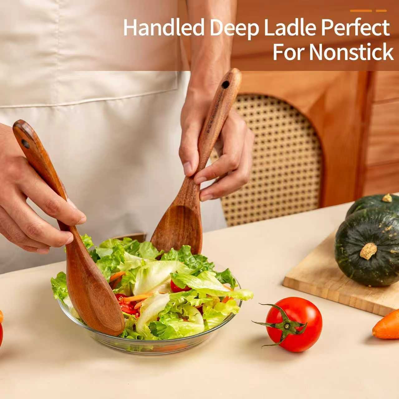 Wooden Spatula Cooking